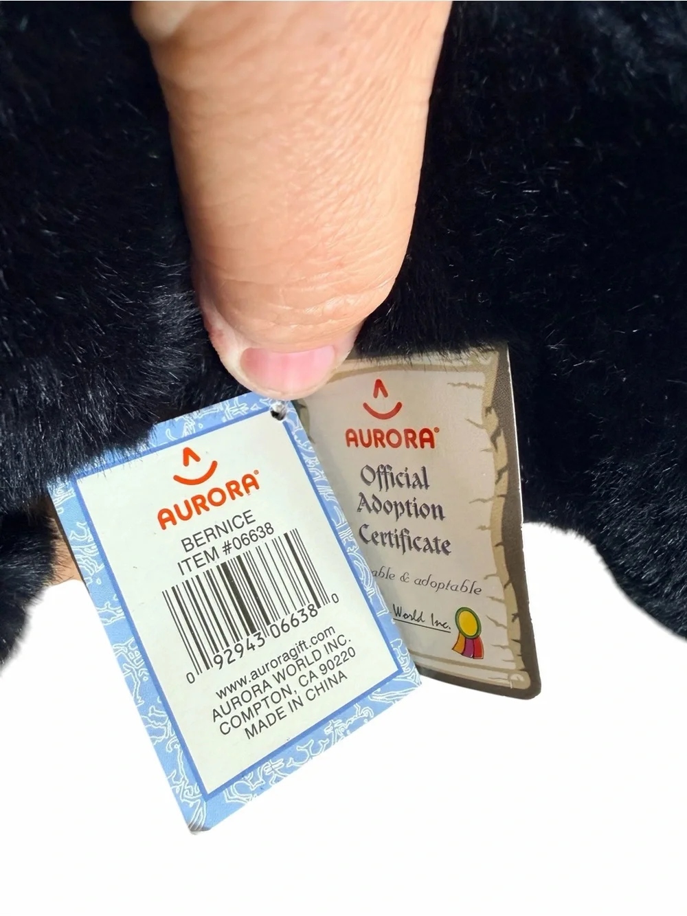 Bernice the Bernese Mountain Dog Plushy by Aurora Flopsies NEW With Tags